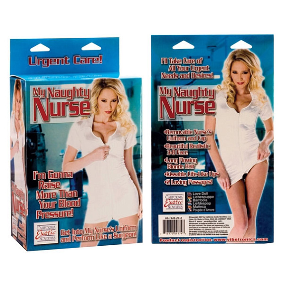 Надувная кукла-медсестра My Naughty Nurse Love Dolls - поливинилхлорид (ПВХ, PVC)