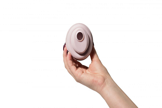 Нежно-розовый вакуумный стимулятор Baci Premium Robotic Clitoral Massager - фото 5