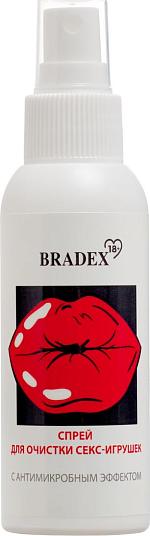 Антибактериальный спрей Bradex для очистки секс-игрушек - 100 мл.