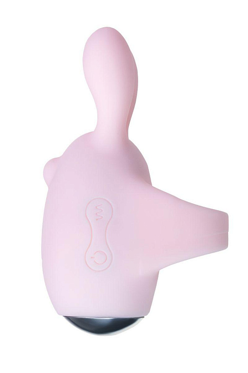 Нежно-розовый набор VITA: вибропуля и вибронасадка на палец - фото 7