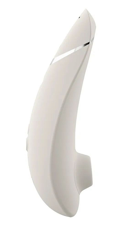 Светло-серый клиторальный стимулятор Womanizer Premium 2 от Intimcat