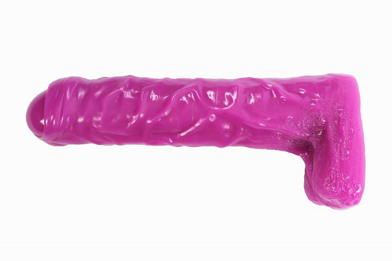 Розовый реалистичный фаллоимитатор-гигант - 65 см. - эластомер (полиэтилен гель)