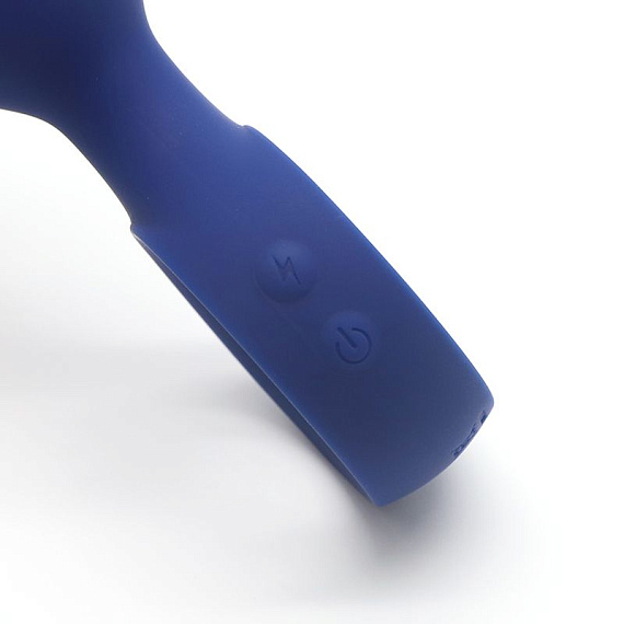 Синяя вибропробка с кольцом Kiss Toy - 12 см. - фото 7