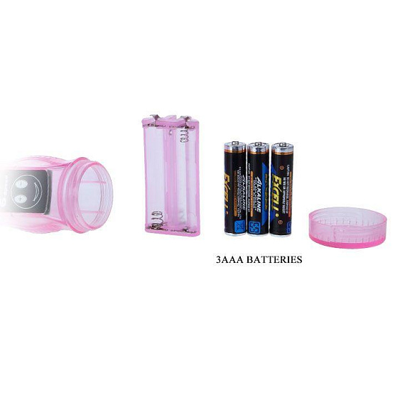 Розовый вибратор с анальным и клиторальным отростками Intimate Tease - 22 см. - фото 6