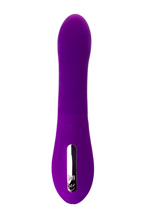 Фиолетовый вибратор с вакуумной стимуляцией клитора JUM - 21 см. - фото 5