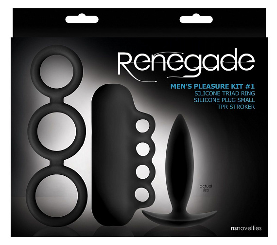 Мужской набор стимуляторов Renegade Men s Pleasure Kit  #1 - силикон