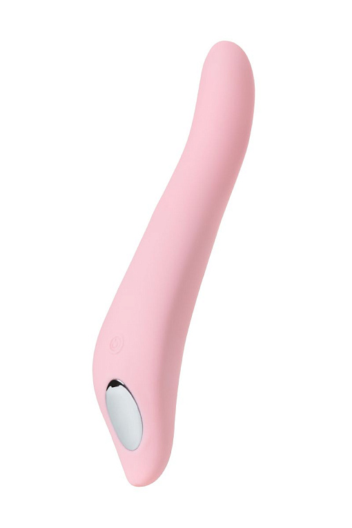 Розовый вибратор S-HANDE KISS с ротацией - 21,4 см. от Intimcat