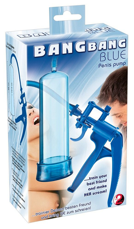 Синяя вакуумная помпа Bang Bang от Intimcat
