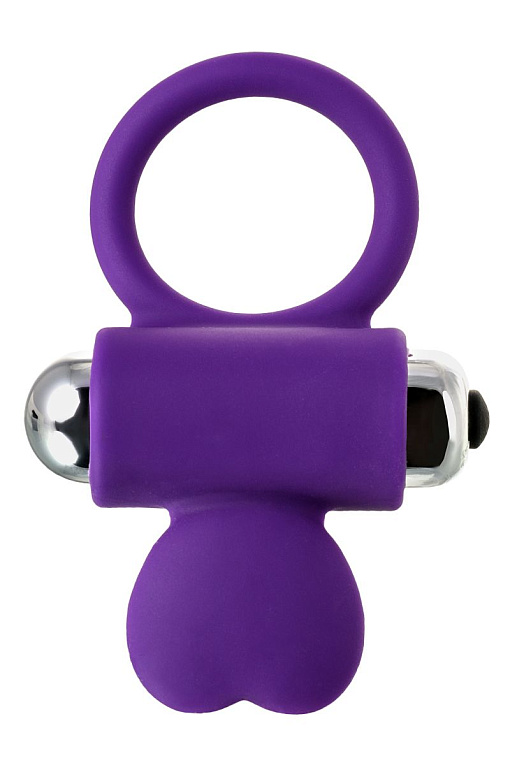 Фиолетовое виброкольцо с ресничками JOS PERY - фото 5