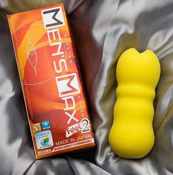 Мастурбатор-вагина Men sMax Feel 2 - эластомер (полиэтилен гель)