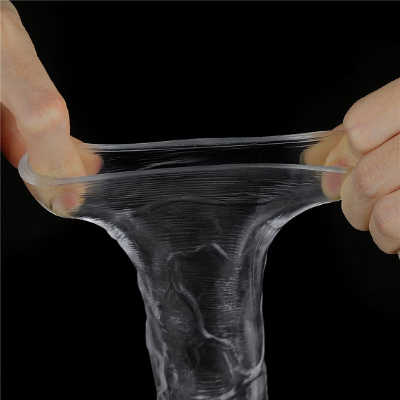 Прозрачная насадка-удлинитель Flawless Clear Penis Sleeve Add 2 - 19 см. - фото 5