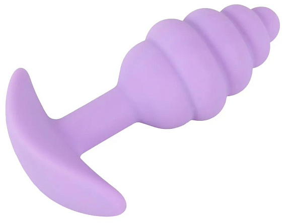 Фиолетовая анальная втулка Mini Butt Plug - 7,5 см. Orion