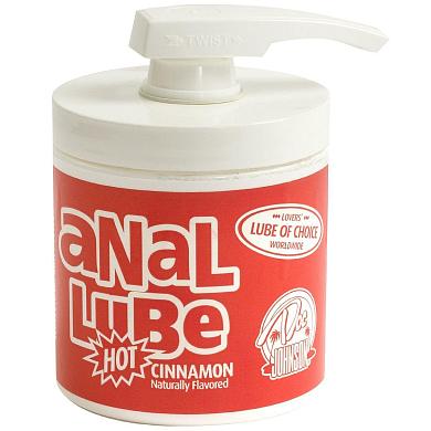 Анальная смазка с разогревающим действием Anal Lube Hot Cinnamon Flavored Lubricant - 142 мл.