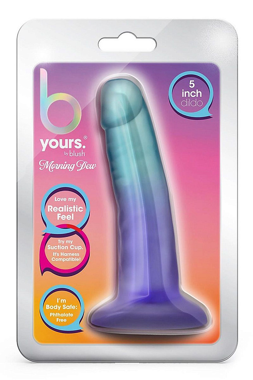 Небольшой фаллоимитатор Morning Dew 5 Inch Dildo - 13,9 см. от Intimcat