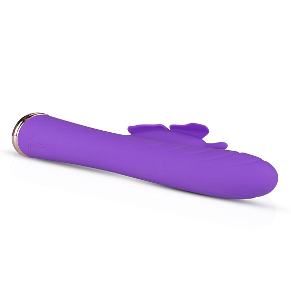 Фиолетовый вибратор-кролик The Princess Butterfly Vibrator - 20,5 см. EDC Wholesale