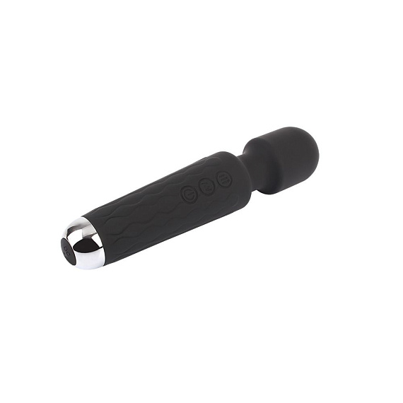Черный жезловый вибратор Wacko Touch Massager - 20,3 см. от Intimcat