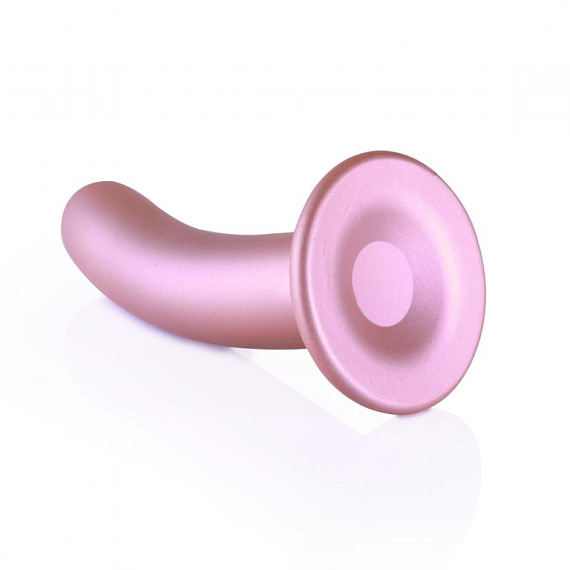 Розовый фаллоимитатор Smooth G-Spot - 15 см. от Intimcat