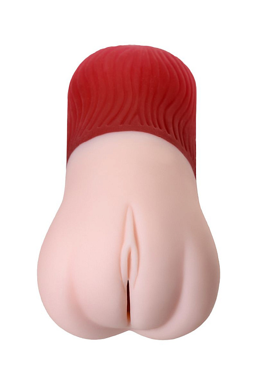 Телесный реалистичный мастурбатор с выпадающей маткой Gokusai Uterus - термопластичный эластомер (TPE)