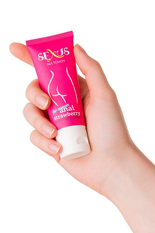 Анальный гель для женщин с ароматом клубники Silk Touch Strawberry Anal - 50 мл. от Intimcat