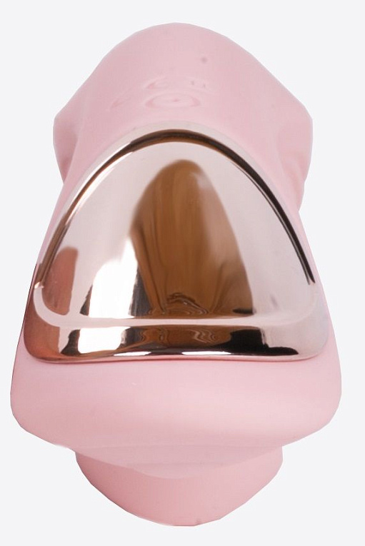 Нежно-розовый вибромассажёр-кролик Classic Kiss - 24 см. Vandersex