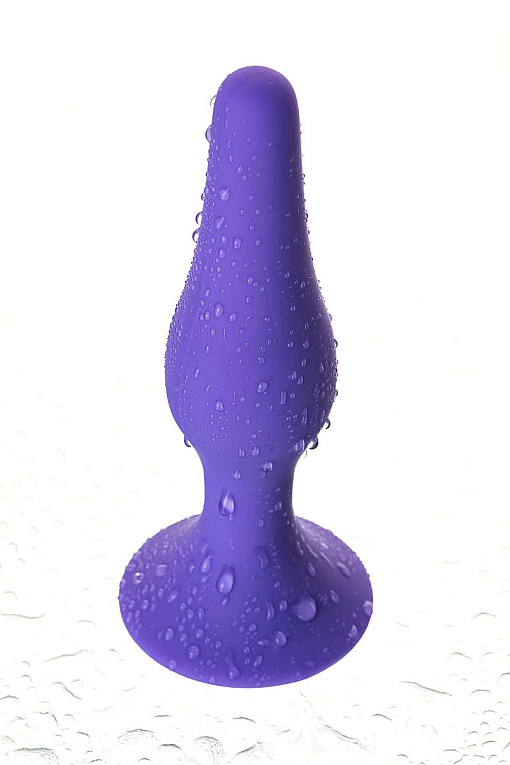 Фиолетовая анальная пробка - 12,5 см. - фото 7