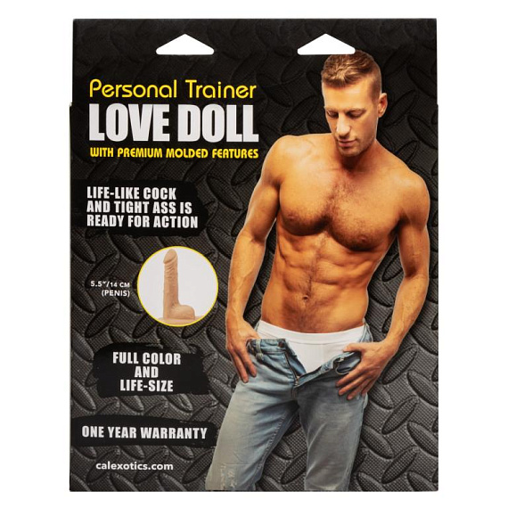 Надувная кукла с фаллосом Personal Trainer Love Doll - поливинилхлорид (ПВХ, PVC)