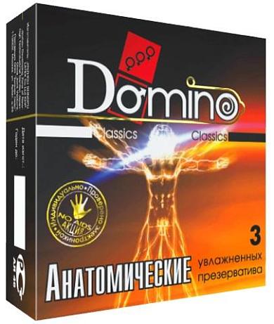 Презервативы анатомической формы Domino  Анатомические  - 3 шт.