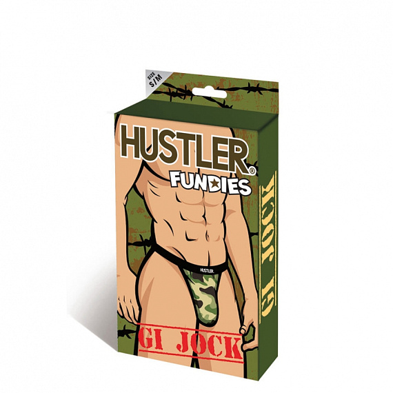 Стринги цвета хаки Hustler Fundies - нейлон