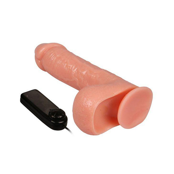 Вибратор-реалистик на присоске The Big Penis - 20,5 см. от Intimcat