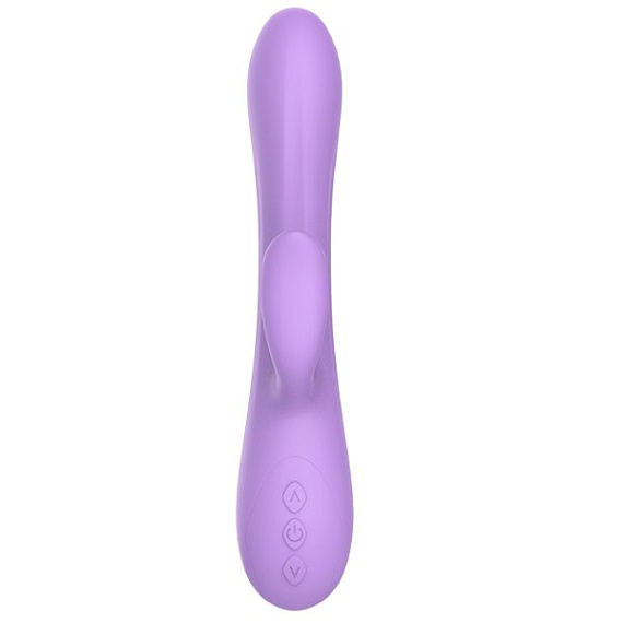 Фиолетовый вибратор-кролик Purple Rain - 23 см. от Intimcat