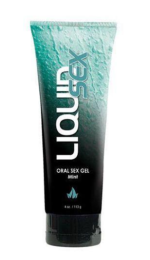 Оральный лубрикант Liquid Sex Oral Sex Gel с ароматом мяты - 113 гр.