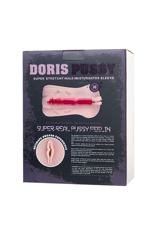 Реалистичный мастурбатор-вагина Doris - фото 9