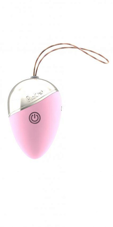 Розовое виброяйцо Isley с пультом ДУ - анодированный пластик, силикон