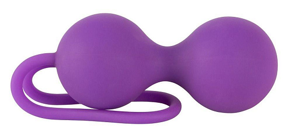 Фиолетовые вагинальные шарики Smile от Intimcat