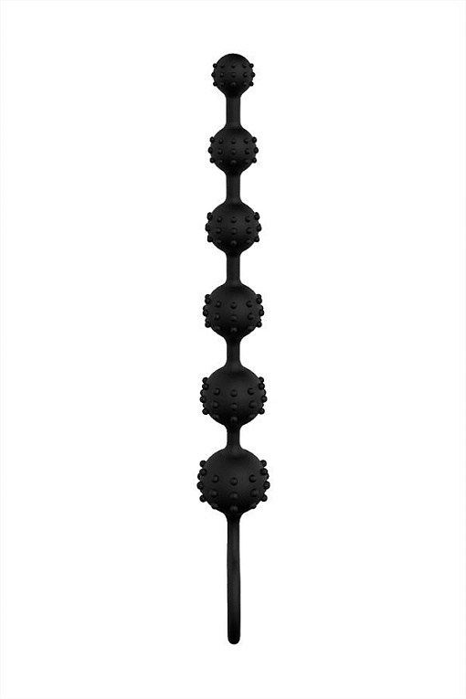 Чёрная анальная цепочка S-HANDE Toto - 22,6 см. S-HANDE