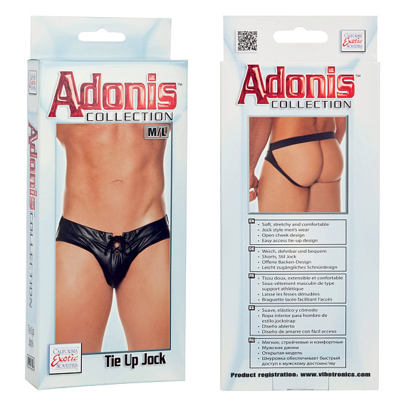 Мужские трусы-джоки Adonis Tie Up Jock - 97% полиэстер, 3% спандекс