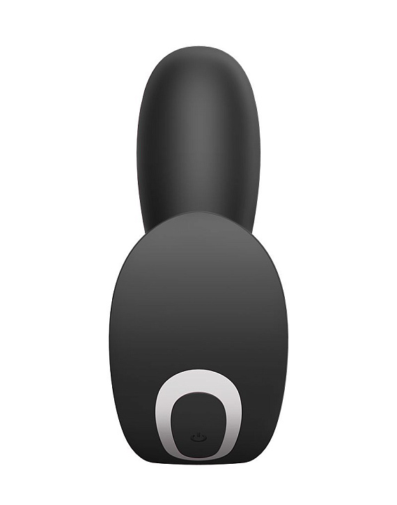 Черный анально-вагинальный вибромассажер Top Secret+ - фото 5