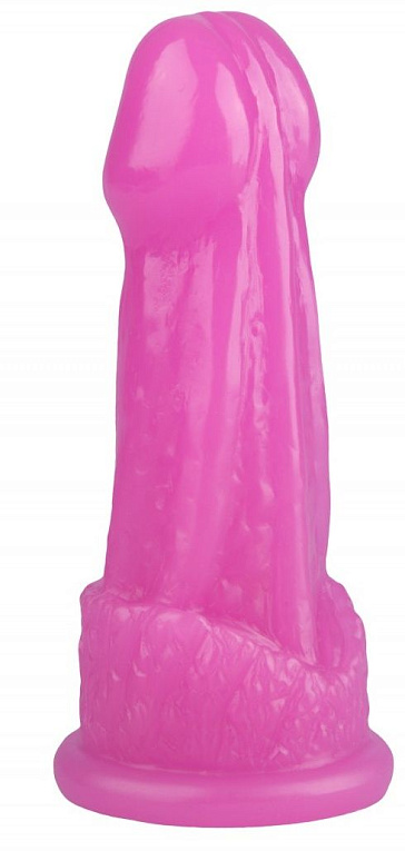 Розовая фантазийная анальная втулка - 15 см. от Intimcat