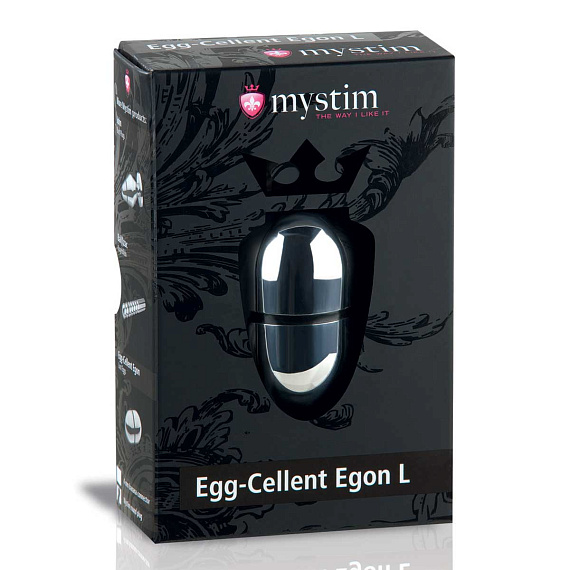 Яйцо для электростимуляции Egg-cellent Egon размера L - металл