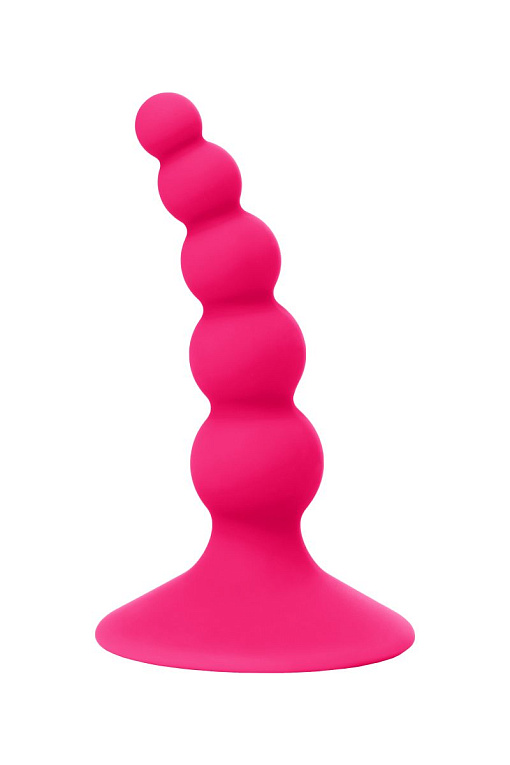Розовая анальная втулка  Шарики  - 10 см. POPO Pleasure