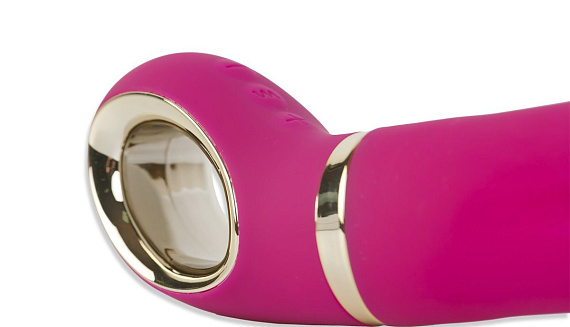 Ярко-розовый анатомический вибромассажер Fun Toys Gvibe 2 - 18 см. - фото 7