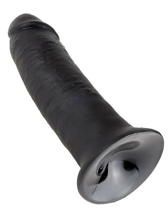 Чёрный фаллос-гигант 10  Cock - 25,4 см. от Intimcat