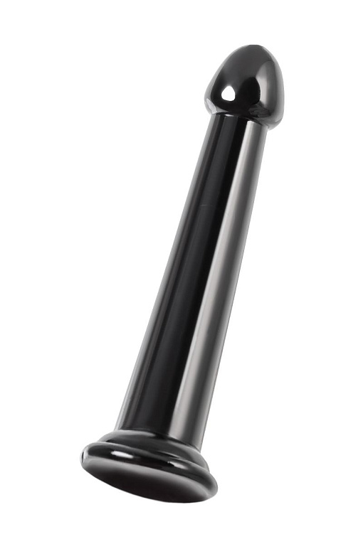 Черный нереалистичный фаллоимитатор Jelly Dildo L - 20 см. Toyfa Basic