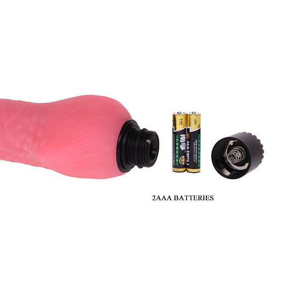 Вибратор телесного цвета Realistic Cock Vibe - 19,5 см. - Термопластичная резина (TPR)