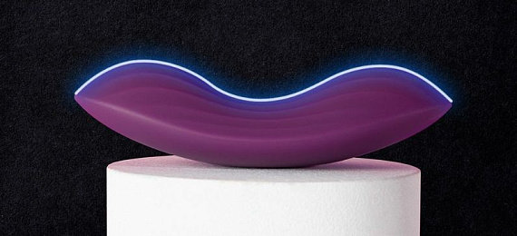 Фиолетовый клиторальный стимулятор Edeny с управлением через приложение - фото 6