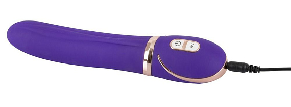 Фиолетовый вибромассажер для точки G Glam Up Purple GR - 22 см. от Intimcat