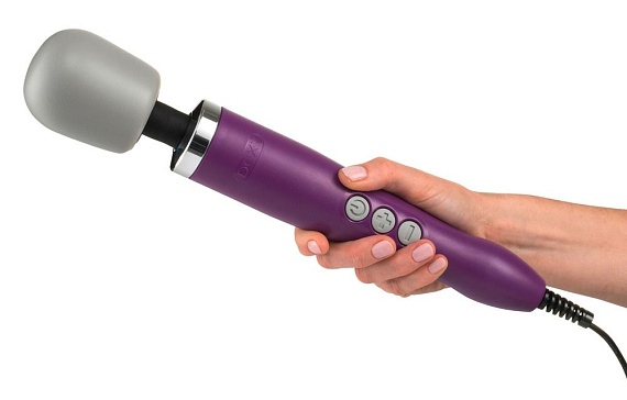Фиолетовый жезловый вибратор Doxy Original Massager от Intimcat