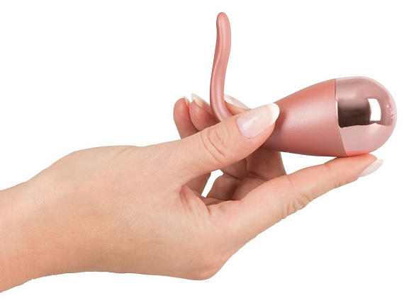 Розовый вибростимулятор Belou - анодированный пластик, силикон