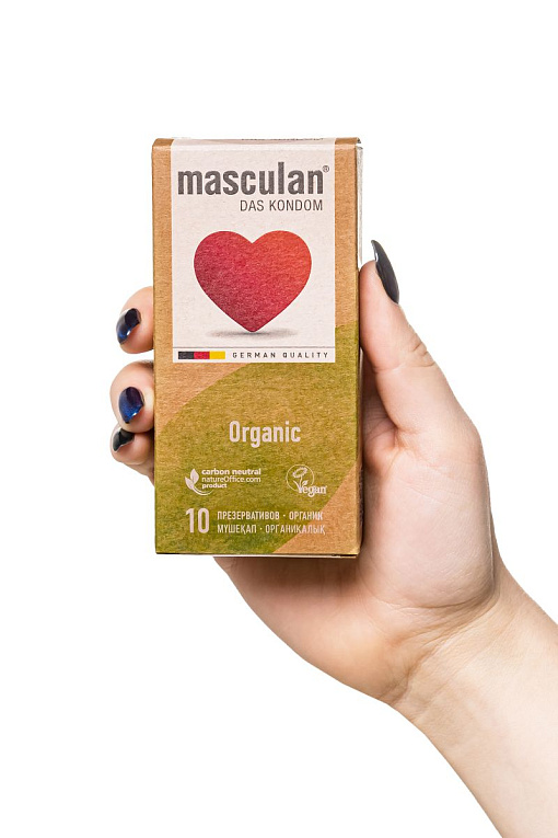 Экологически чистые презервативы Masculan Organic - 10 шт. Masculan