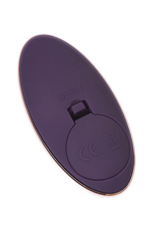 Фиолетовое виброяйцо с имитацией фрикций Bumpy от Intimcat